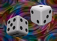 Kirmeo Die Black on White (table)